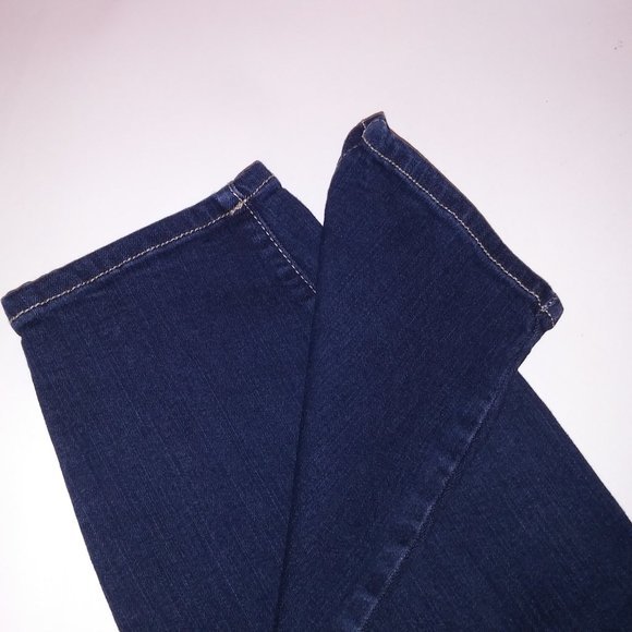 Torrid Jeans 24 R Sky High Skinny Denim Blue Dark Wash Premium Stretch Waist 20" - Picture 5 of 11